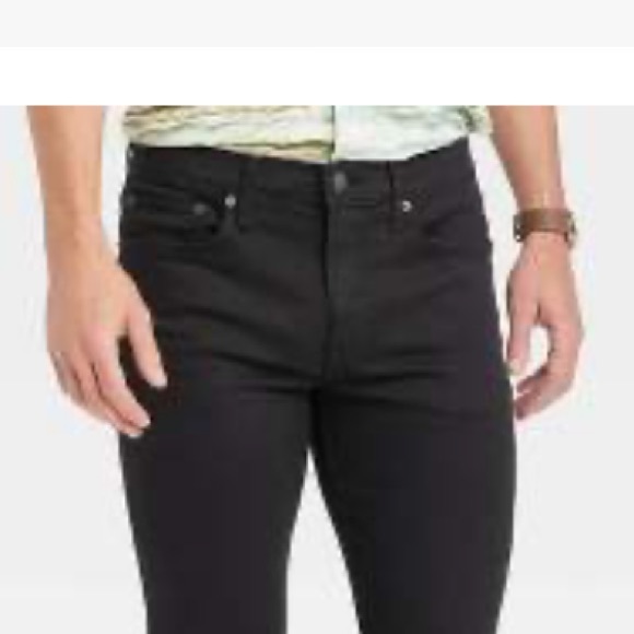 Goodfellow & Co Men’s Skinny Fit Jeans Total Flex Black 34 x 30 New - Picture 4 of 4